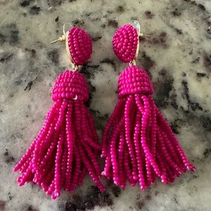 Tassel beaded earrings